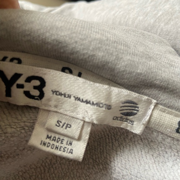 Y-3 Yoji Yamamoto Track Jacket with hoodies gray color Size S/P Small - Picture 12 of 14